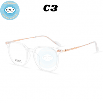 Gọng nhựa càng kính titanium mã 8138